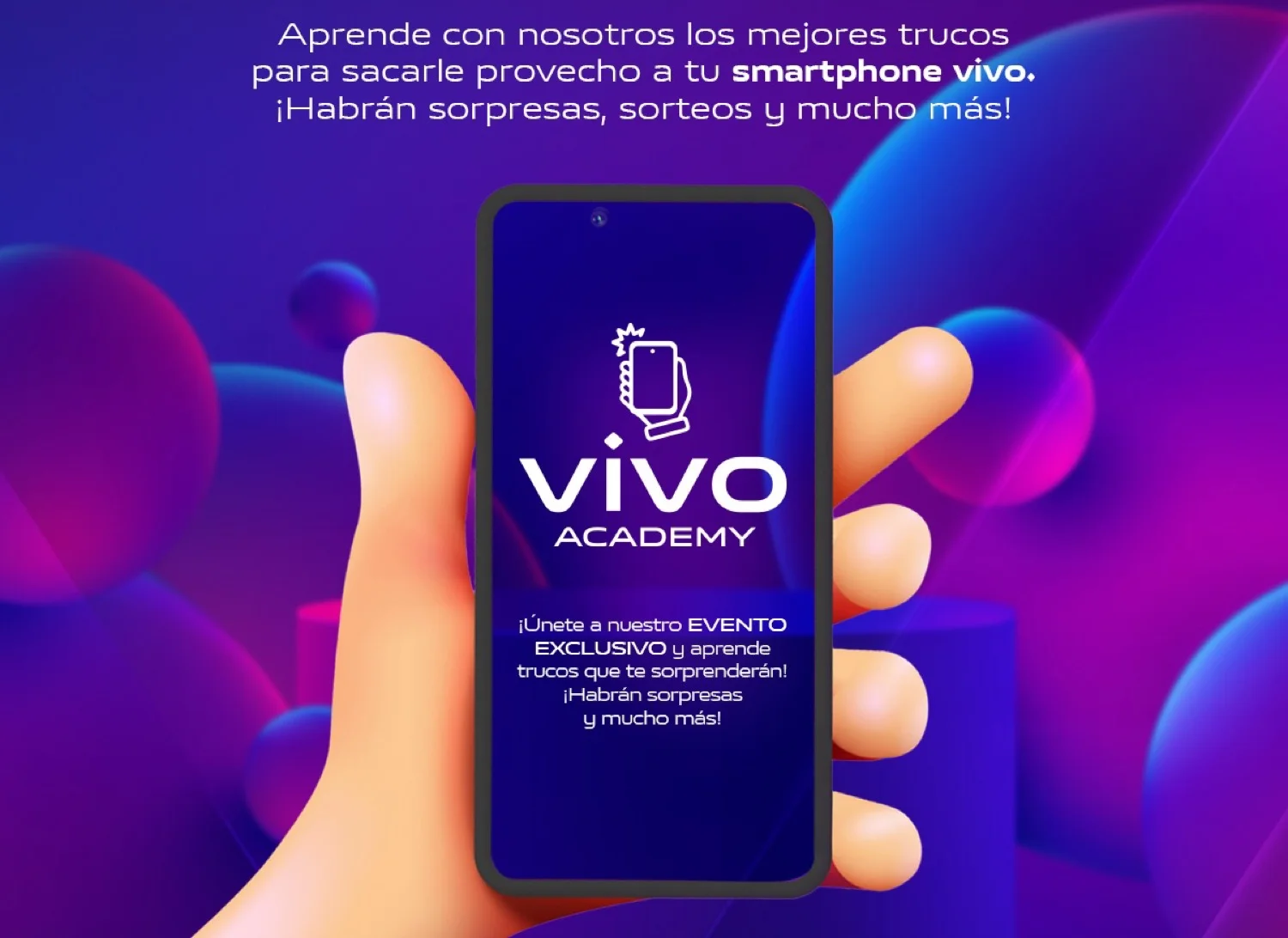 Vivo Academy: Taller gratuito para aprender más sobre tu smartphone